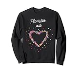 Floristin Mit Herz Blumenhandel Floristik Geschenk Sweatshirt