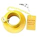 OKLEAD Heavy Duty Steel Kingpin Lock 5th Wheel Trailer King Pin Lock with Bright Yellow Caution Tag 2 Keys (Pin Φ 13mm)