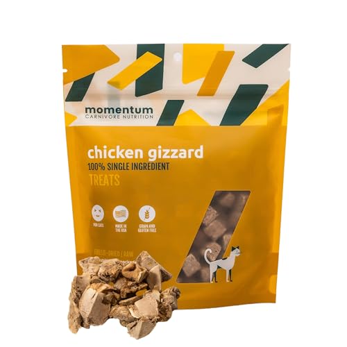 Momentum Carnivore Freeze-Dried Gizzard Cat Treats