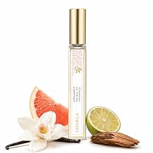 LAVANILA Vanilla Grapefruit Perfume for Women, Travel Size Roller 0.32 Fl Oz Clean Vanilla Perfume, Long Lasting Womens Eau de Parfum with Madagascar Vanilla Natural Fragrance, Womens Fragrances