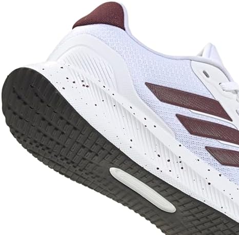 adidas Kadın RUNFALCON 5 W Yürüyüş Ayakkabısı, FTWWHT/MAROON/CBLACK, 38 EU - Görsel 4