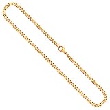 Unisex Halskette als Panzerkette flach ohne Anhänger - Echtschmuck direkt vom Juwelier. Tolles Geschenk für Sie oder Ihre Liebsten.