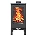 ALAZ K8M-L Kaminofen 6 kW – Holzofen Schwarz | Brennraum mit...