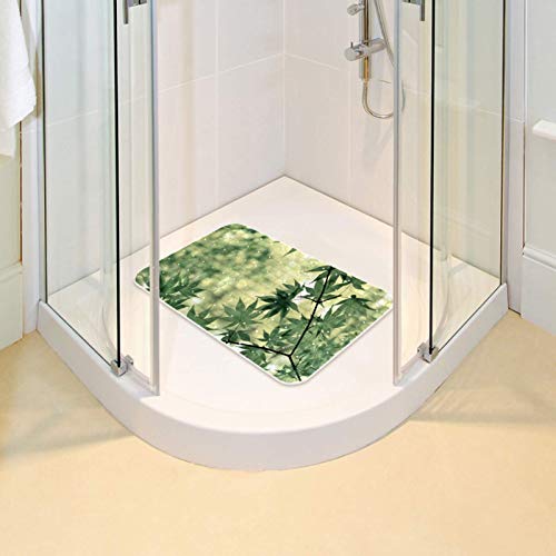 Tapis de bain original à ventouses 37x67 cm pour sol lisse de douche