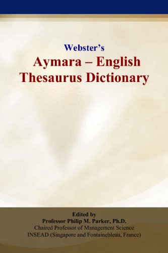 Webster’S Aymara - English Thesaurus Dictionary