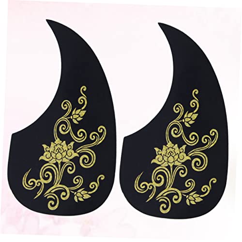 Supvox 2Pcs Guitar Stickers Guitarra Para Niños Eleguitar Guitar Guitar Pickguard Celluloid Pickguard Pick Guards For Acoustic Guitars Musical Instrument Guard Plate Accessories Baffle #TOP3