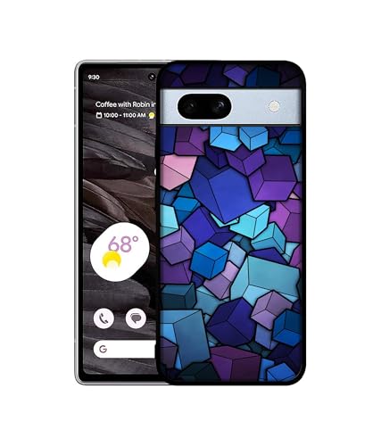Image of Color Box Design Premium 2D Printed Metal Back Case Cover for Google Pixel 7A 5G