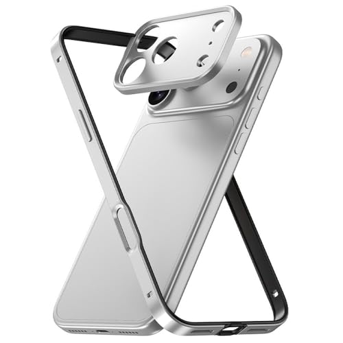 Coque métal iPhone 17 et 16 Plus protection objectif premium silicone