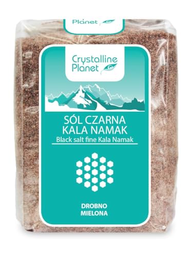 SAL NEGRA KALA NAMAK FINO MOLIDO 600 g - CRYSTALLINE PLANET