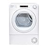 Candy Smart Pro Asciugatrice 10 Kg a Condensazione, Libera Installazione, Classe B, Connessione Wi-Fi + BLE, Controllo da App, Programma Stiro Facile, 59,6 x 58,5 x 85 cm, Bianca - CSOE C10DG-S