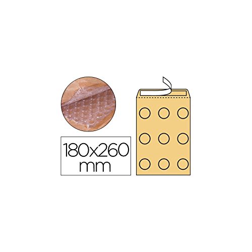 Q-Connect - Sobre Burbujas Crema D/1 180 X 260 Mm Caja De 100