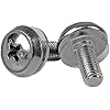 StarTech.com M5 Mounting Screws for Server Racks and Cabinets - 50 Pack - Screw kit (pack of 50) - CABSCREWS