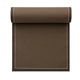 Material de 100 % algodón Servilletas MYdrap en un Rollo 100% algodón, 32 x 32 cm, 12 servilletas por Rollo, algodón, marrón Topo, Dinner Napkin