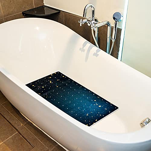 Tapis de douche antidérapant lavable en machine à étoiles - 5