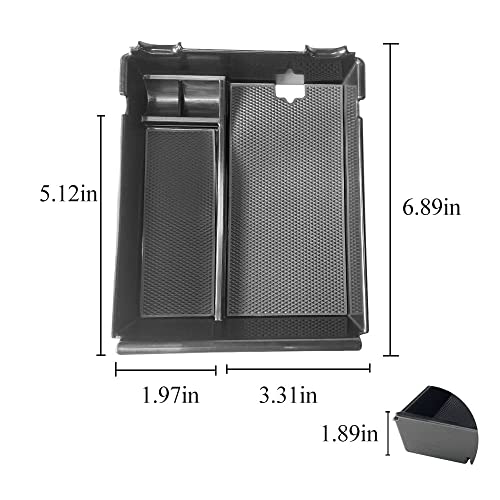 Vesul Center Console Organizer Compatible With Mazda Cx-5 Cx5 2017-2022 Storage Tray Abs Insert Organizer Glove Pallet Storage Console Separation #TOP4