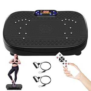 Vibration Plate, Exercise Machine,Full Body Shaker Workout Fitness Platform Home Vibration Plate