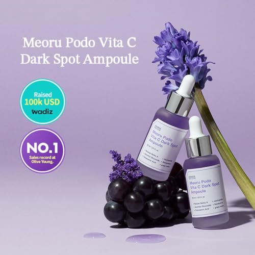 Image of SUNGBOON EDITOR Meoru Podo Vita C Dark Spot Ampoule 30ml | Korean Face Serum with Vitamin C, Niacinamide & Hyaluronic Acid | Dark Spot Corrector, Brightening Serum, Hyperpigmentation, Uneven Skin Tone & Glow Care