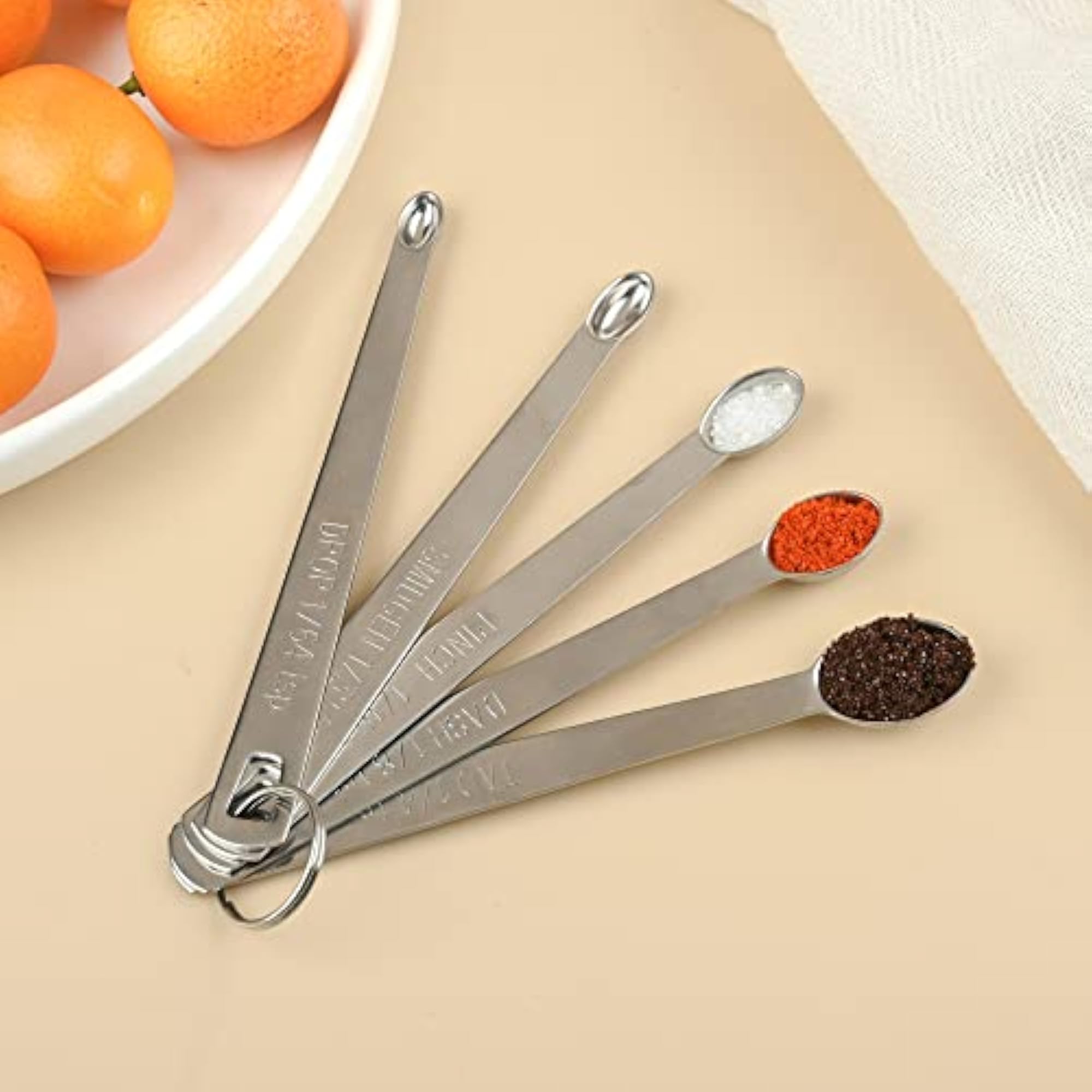 Measuring Spoons Set, Mini Teaspoon Set
