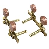 KIXZSAZ Clavijas de afinación para ukelele, afinador de cuerdas, juego de bajo, incluye 6 tornillos, fácil de instalar, para mini guitarra de 4 cuerdas, afinadores de ukelele,
