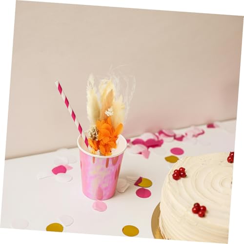 Mini ramo de flores secas decorativas para hogar y bodas miniatura 3