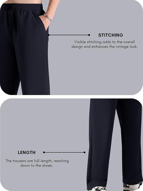 Image of Mehrang Men's Polycotton Baggy Trackpants | Oversized Fit Streetwear & Gym Wear | Comfortable Casual Joggers for Men, Korean Style Travel & Lounge Wear with Pockets