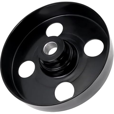 Yueidung 8972414162 Vacuum Pump Pulley Compatible with 1995-2007 Isuzu NPR HD Gas V8 LQ4 L31 LY6 L05, Replace 8972414162 Cover