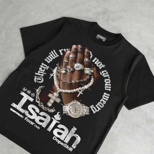 Image of DopeSkill Graphic Tee Streetwear Hip Hop Hypebeast Unisex T-Shirt Sneaker Colour Matching Shirts Rapper Mouth
