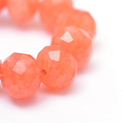 15 perline di agata Dragon Veins Corallo da 8 mm