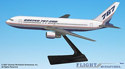 Flight Miniatures Boeing 767-200 House Colors 1981 Demo Livery 1:200 Scale