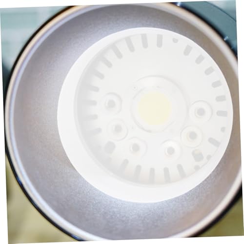6 Piezas Cubiertas Difusoras Planas de PC para Lámparas de Techo Diseño Medio Redondo Fog Durable Accesorio de Iluminación para Candelabros Placas de Luz Blanca miniatura 5
