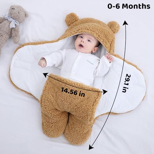 Image of Danolt Baby Swaddle Blanket 0-6 Months, Baby Essentials, Baby Girl Boy Newborn Essentials