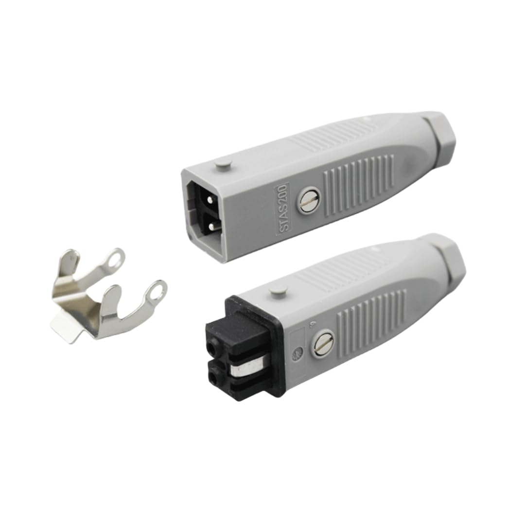 Blokada gniazda wtykowego elektrozaworu do wtyczki STAS200 Gniazdo STAK200 Blokada STASI - Złącze sterowania elektrohydraulicznego(5pcs STAK200-Female Socket)