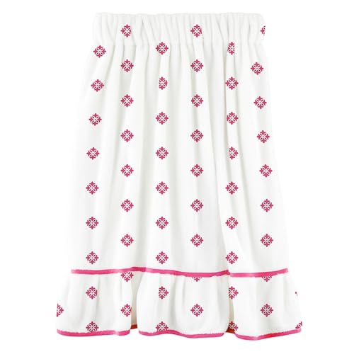 Image of Bella Sleep + Spa Ultra Soft Plush Luxury Spa Shower Bath Wrap with Adjustable Closure, One Size, Moroccan