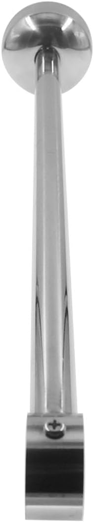 2 Pack Heavy Duty Stainless Steel Ceiling Mount Curtain Rod Bracket Ceiling Holder,SAFYY Curtain Rod Holder,Curtain Rod Hanging Bracket,Shower Curtain Rod Holder Wardrobe Pipe Flange Socket