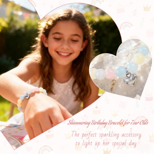 Belillpipi Birthday Gifts for 7 Year Old Girls, Presents for 7 Year Old Girls, 25 oz Tumbler Set 7th Birthday Gift for Girl, Daughter, Sister, Niece, Granddaughter - Image 4