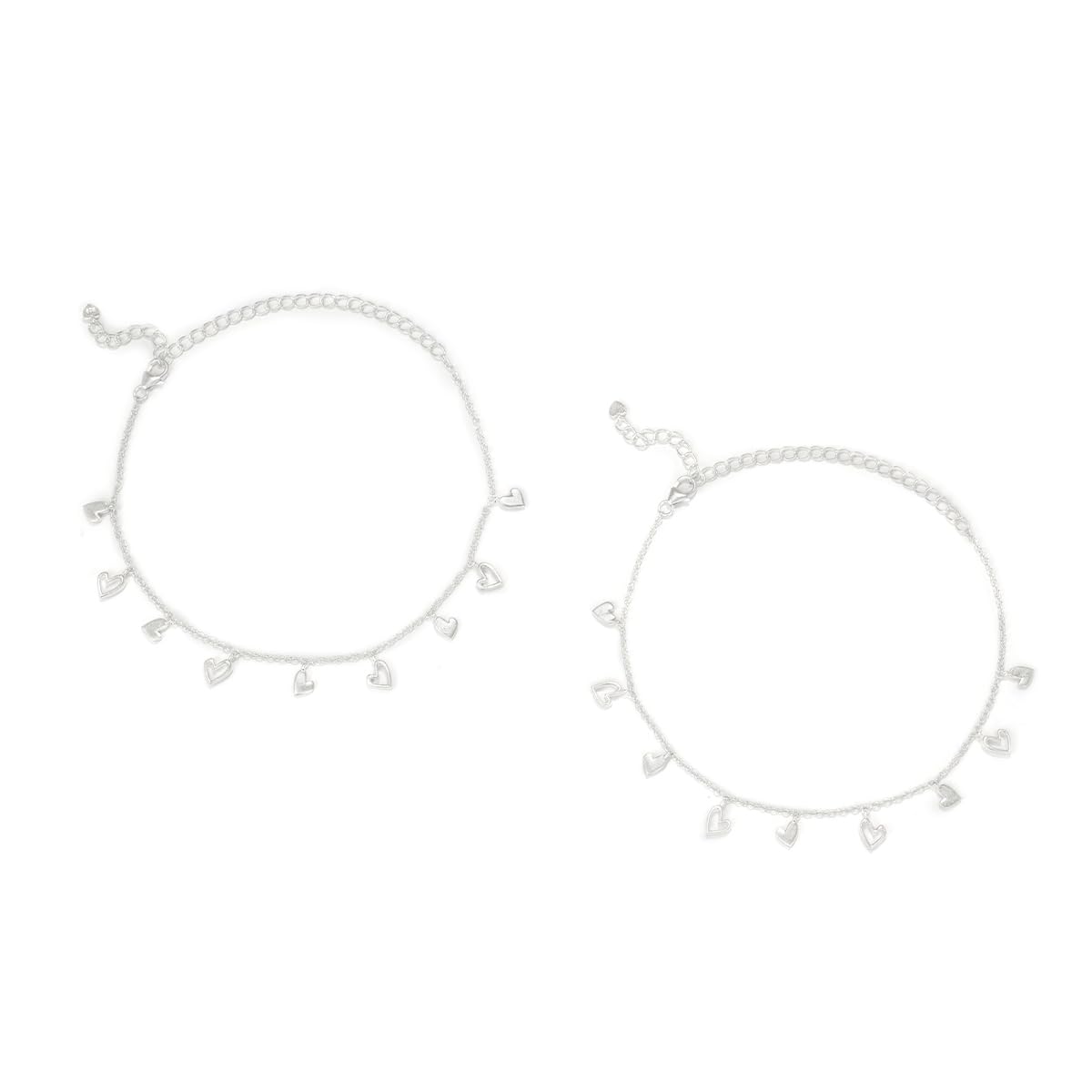 Shaya by Caratlane You and Your Restless Fidgeting Heart Anklets in 925 Silver for women (B0CZRX9LVQ) Amazon Price History, Amazon Price Tracker