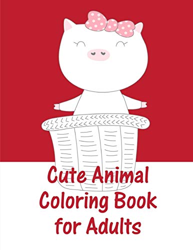 Cute Animal Coloring Book For Adults: christmas coloring book adult for relaxation (Animals around the World)