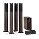 Auna Areal Elegance 5.1 Soundsystem Heimkino Lautsprechersystem mit Subwoofer