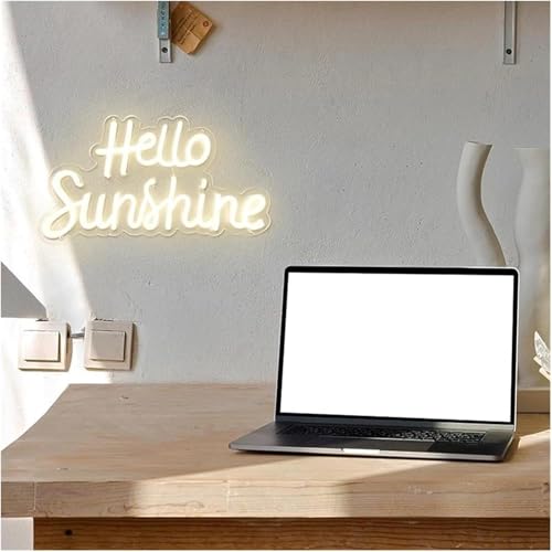 Enseigne néon Hello Sunshine pour illuminer les nuits d'enfants - 4