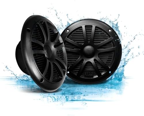 BOSS AUDIO MR6B Marine 6.5" Dual Cone 180-watt Full Range Speakers