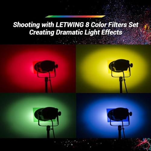 Godox SL60IIBi Bi-Color LED Video Light 75W, 2800K-6500K, CRI96+ TLCI97+, 25100Lux@1m, Bowens Mount LED Continuous Output Light w/11 FX Effects, APP/2.4G Wireless Control, Dimmiable Brightness
