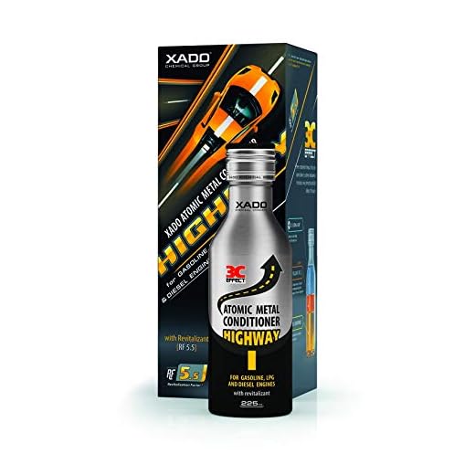 XADO Condicionador de metal Highway Atomic – Aditivo de óleo de motor e tratamento de motor (garrafa, 212 g) (rodovia)
