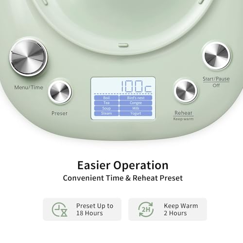 Tetera eléctrica BUYDEEM Health Pot K2763 Lite 1.5L Verde miniatura 4