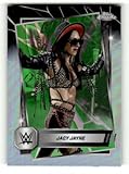 2025 Topps Chrome WWE Neon Green Black Refractor #50 Jacy Jayne NXT Wrestling Trading Card