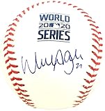 Walker Buehler Signed Autographed 2020 World Series Baseball Dodgers BAS Witness - Autographed Baseballs