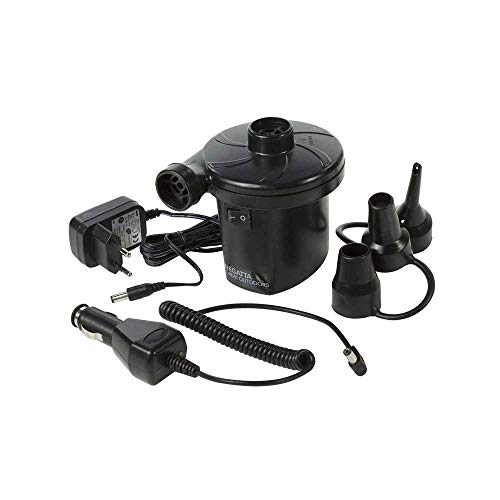 Regatta Pompe électrique Rechargeable pour Camping et Sorties Plage Black