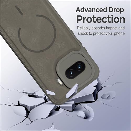 Image of SBMS Back Cover for iQOO 15R 5G | Ultra Slim Soft Rubberised Hard Case | Oil Feel Soft Leather Back | Mag-Safe Design (Mag-Safe Not Support) | Camera Protection Case for iQOO 15R 5G (Gray)