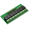 Electronics-Salon 8 Channel 10Amp SPDT Power Relay Module Board (Operating Voltage: DC 12V)
