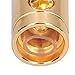 Power Wire Reducers, Pack of 2 Pure Copper Gold Plated Car Audio Cable Reducer 0GA Wire Reducer Terminal Connector for Car Audio Amplifier Modification Wire Reducer Cable Power Terminal Cord