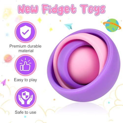Image of Fidget Toys Adults, Fidget Spinner for Kids 8-12, Gift Ideas for Boys Girls Teens Party Favors Classroom Prizes